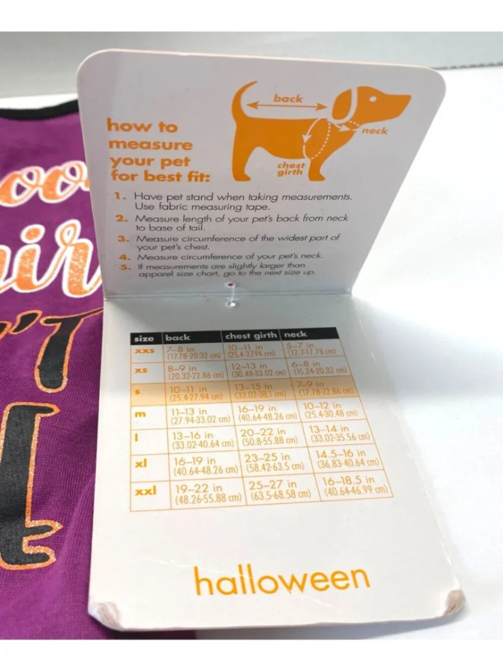 Dog Shirt Halloween Costume Size Small Pet Fashion Purple Black Graphic NEW
